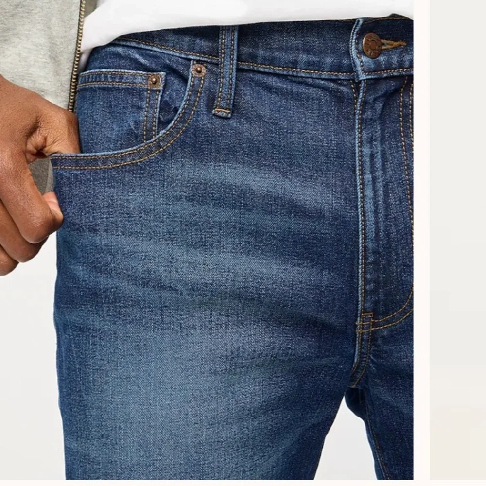 J crew Straight-fit jean in signature flex